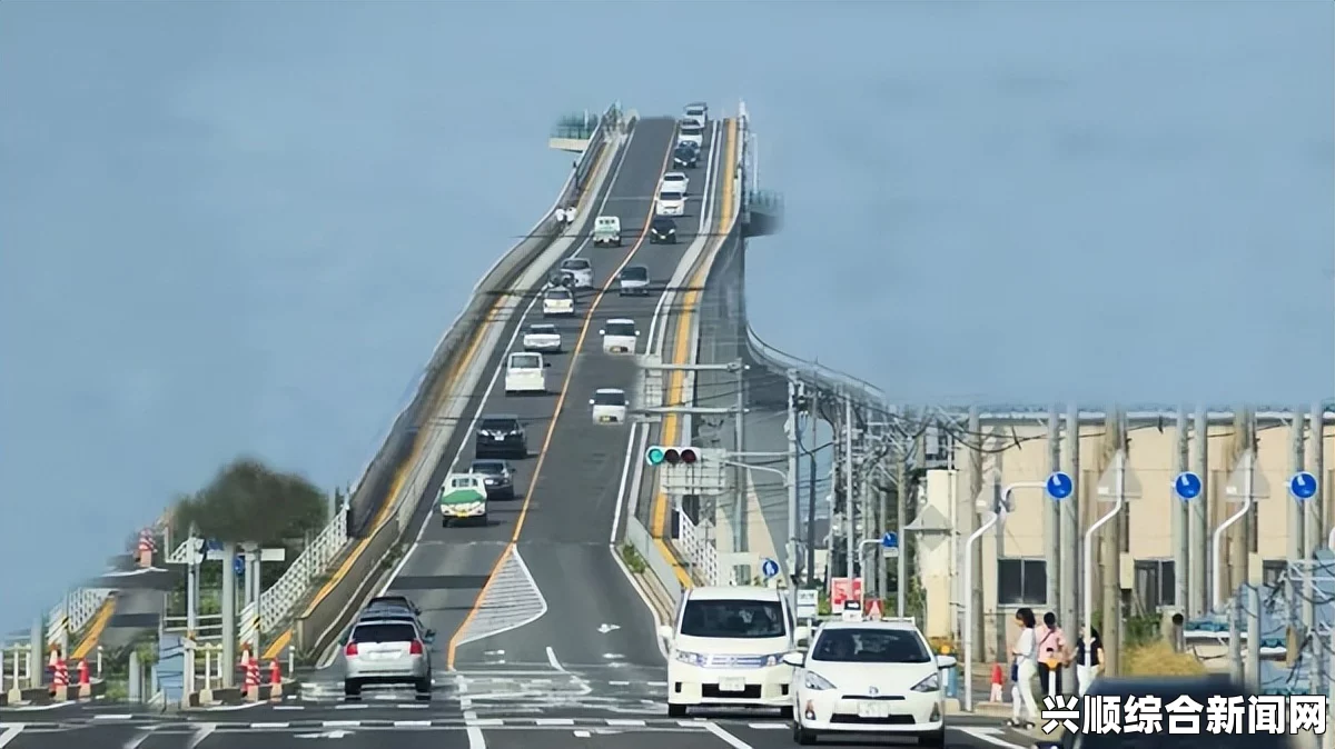 日本江岛大桥成旅游新热点，壮丽陡桥的魅力与传奇故事