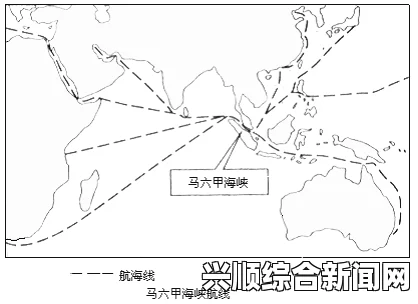 马六甲海峡洋流流向示意图与失联马航客机的潜在移动情况