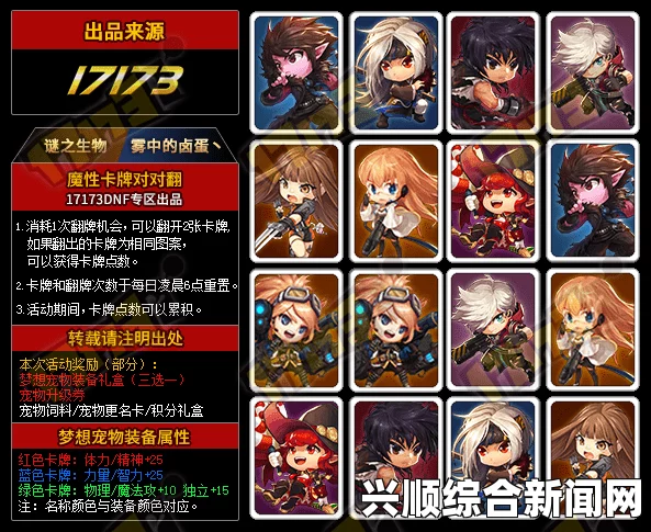 DNF5月13日魔性卡牌对对翻答案详解