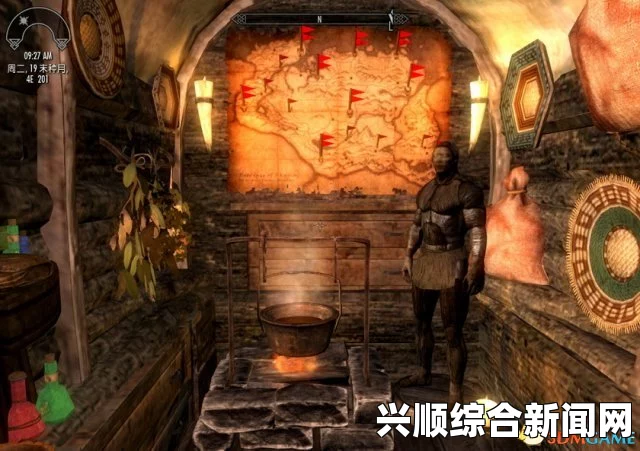 上古卷轴5，自由视角的奇幻探险之旅