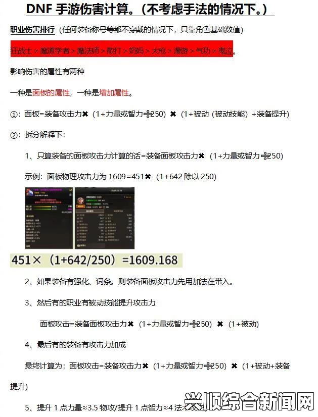 DNF装备伤害收益计算指南