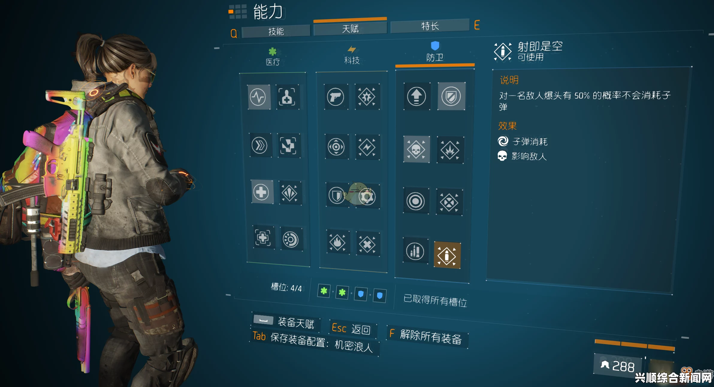 全境封锁暗区天赋技能深度解析与搭配指南