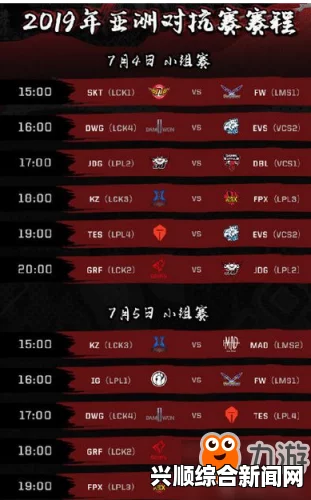 LOL2017亚洲洲际赛赛程