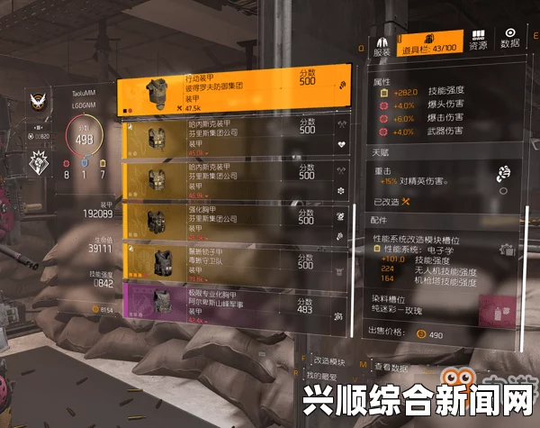 全境封锁2装备机制详解