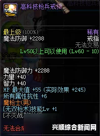 DNF高科技戒指改版介绍