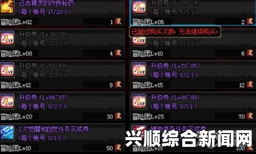 DNF地下城升级技巧详解