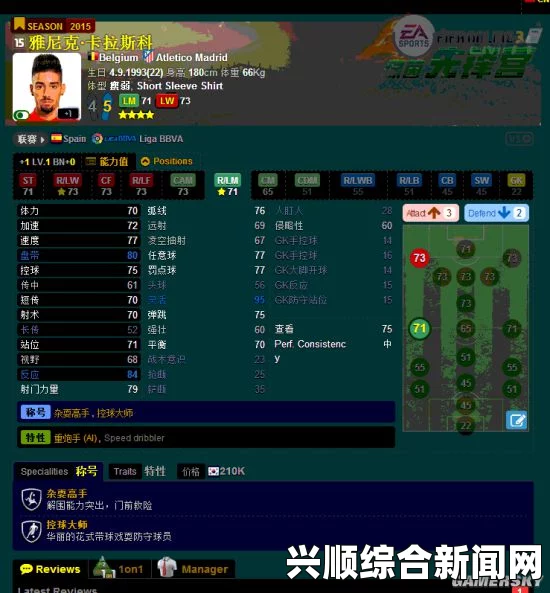FIFA 15 FUT模式高性价比实用球员推荐与妖人探秘