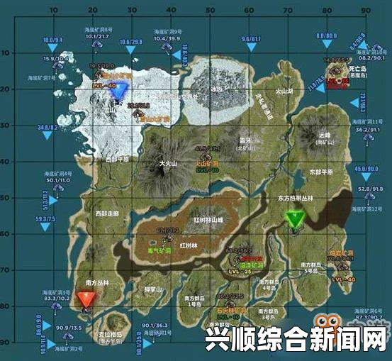 方舟，生存进化定位认路心得—三大阶段走遍地图