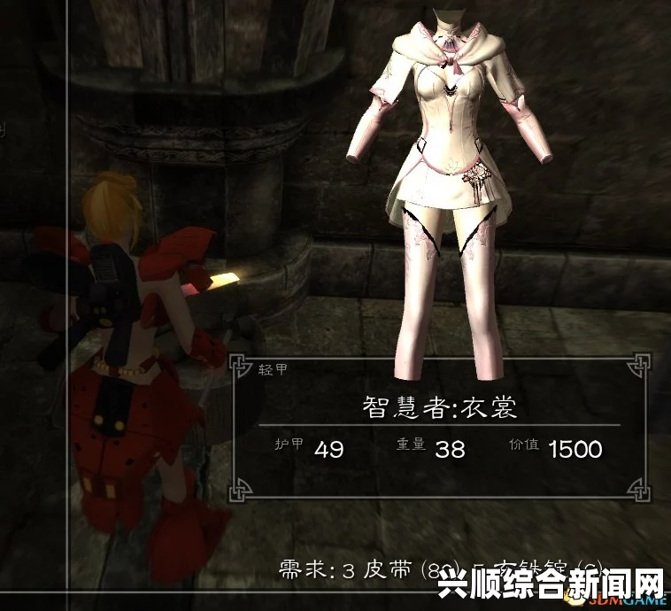 上古卷轴5，5款超性感的情趣铠甲，铠甲中的制服诱惑