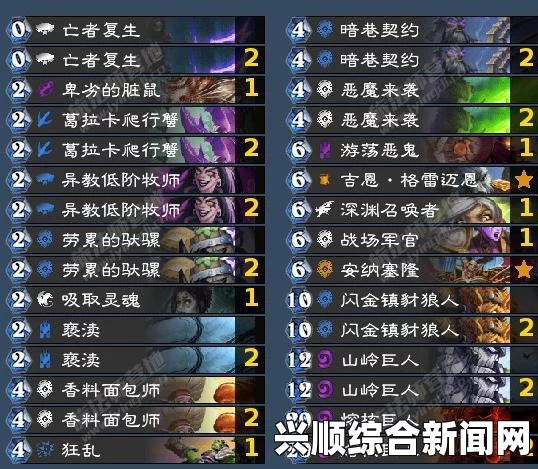 炉石传说月末极速冲分毒瘤卡组介绍