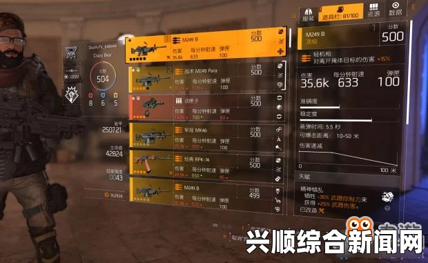 全境封锁2轻机枪使用指南，哪些轻机枪最好用