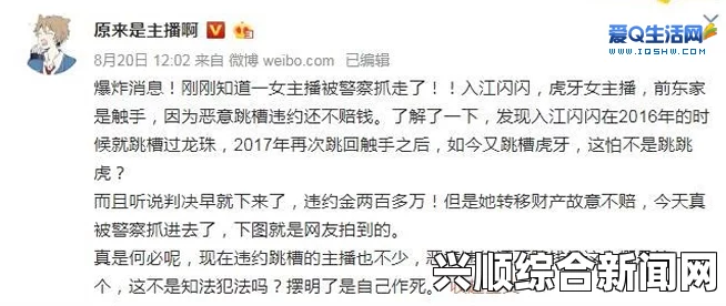 女主播经纪公司为何被拘留？揭秘背后的原因与教训