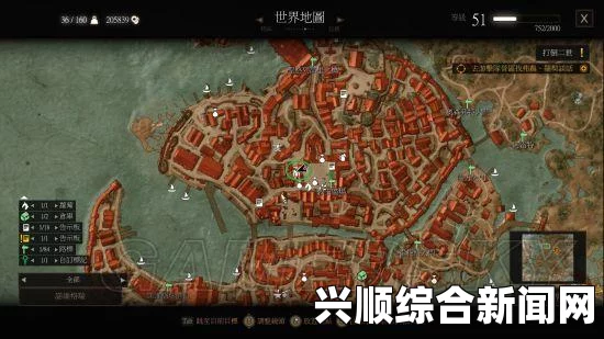 巫师3诺维格瑞区域详细自制地图探索